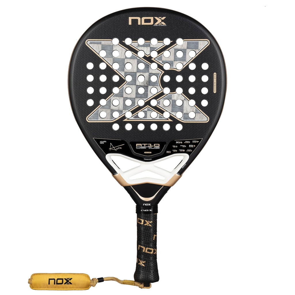 Vension Racket Log NOX AT10 Genius 18K Alum 2026 Padel Racket by Agustin Tapia